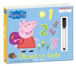 Zdjęcie produktu Świnka Peppa Pig Napisz to 1 2 3 Biwak w lesie