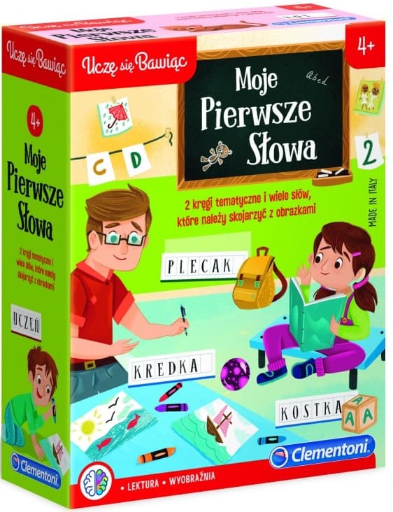 Zdjęcie produktu Uczę się bawiąc-Moje pierwsze słowa 4+ Clementoni