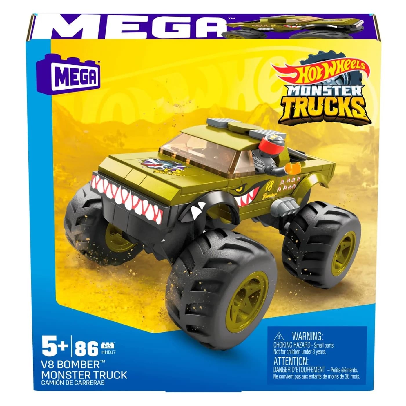 Zdjęcie produktu MEGA Hot Wheels Mighty Monster Trucks V8 Bomber HHW80 / HHD17