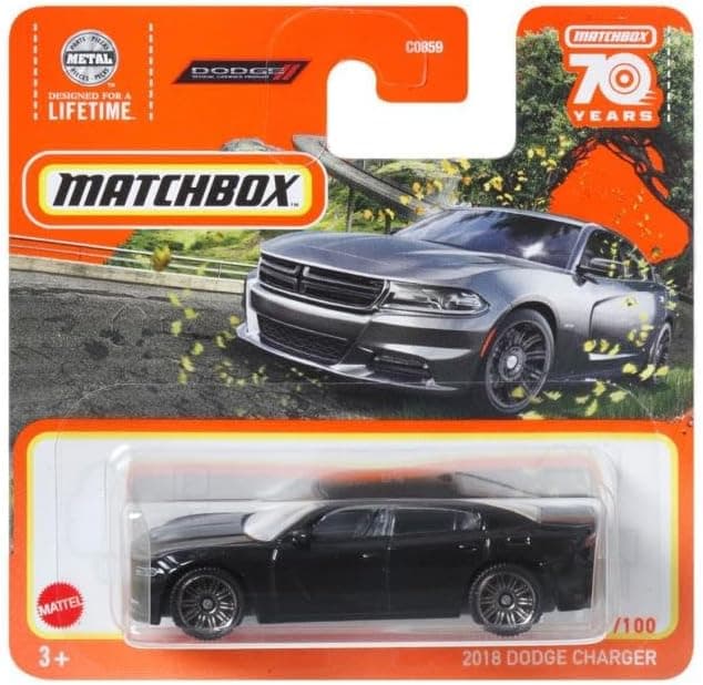 Zdjęcie produktu Matchbox 2018 Dodge Charger, parti metalliche 13/100