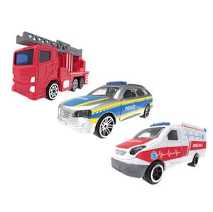 Zdjęcie produktu Samochody Playtive Racers, 3 sztuki (pojazdy ratunkowe)