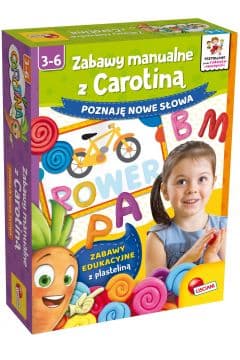 Zdjęcie produktu Zabawy Manualne z Carotiną. Słówka Lisciani