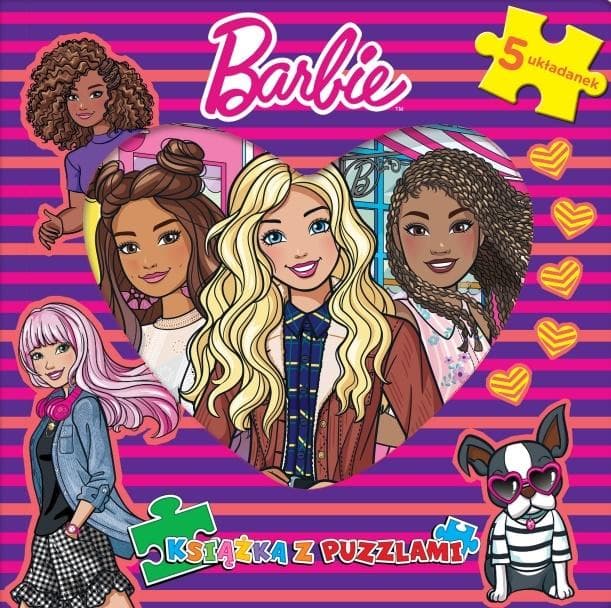 Zdjęcie produktu Barbie Książka z puzzlami 5 układanek