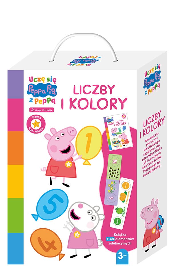 Zdjęcie produktu Świnka Peppa Pig Uczę się z Peppą Liczby i kolory 48 elementów