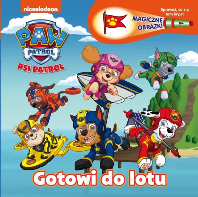 Zdjęcie produktu Outlet Gotowi do lotu Psi Patrol magiczne obrazki