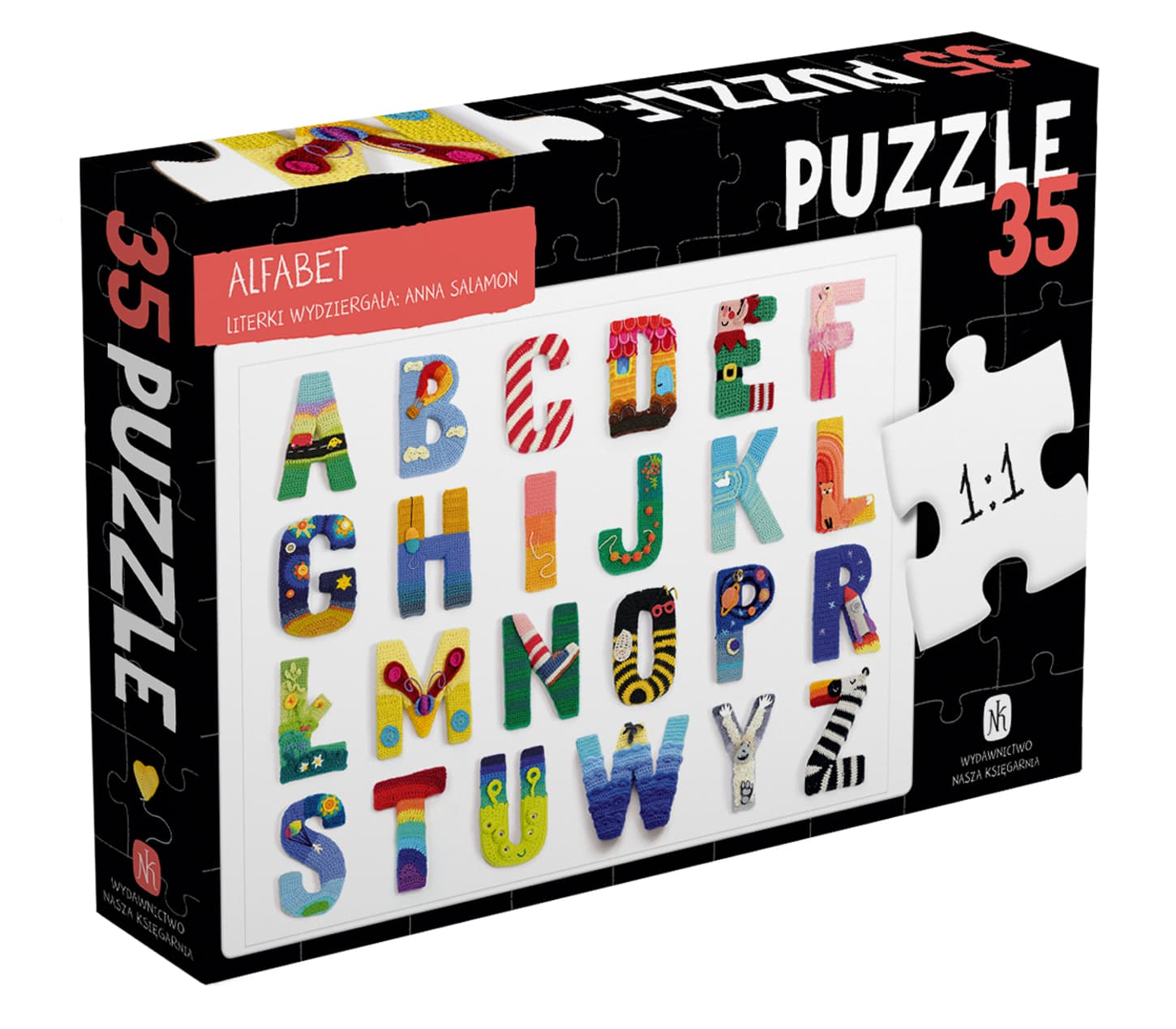 Zdjęcie produktu Puzzle 35 el. Alfabet