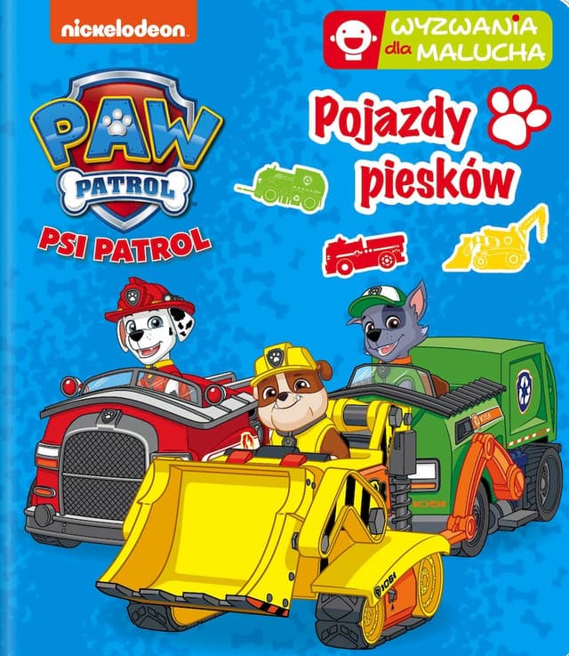 Zdjęcie produktu Psi Patrol. Wyzwania dla malucha. Pojazdy piesków