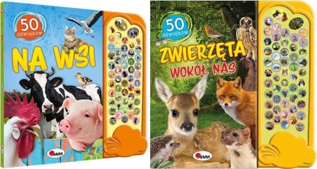 Zdjęcie produktu Zestaw 2w1 50 dźwięków  na wsi / Zwierzęta wokół nas