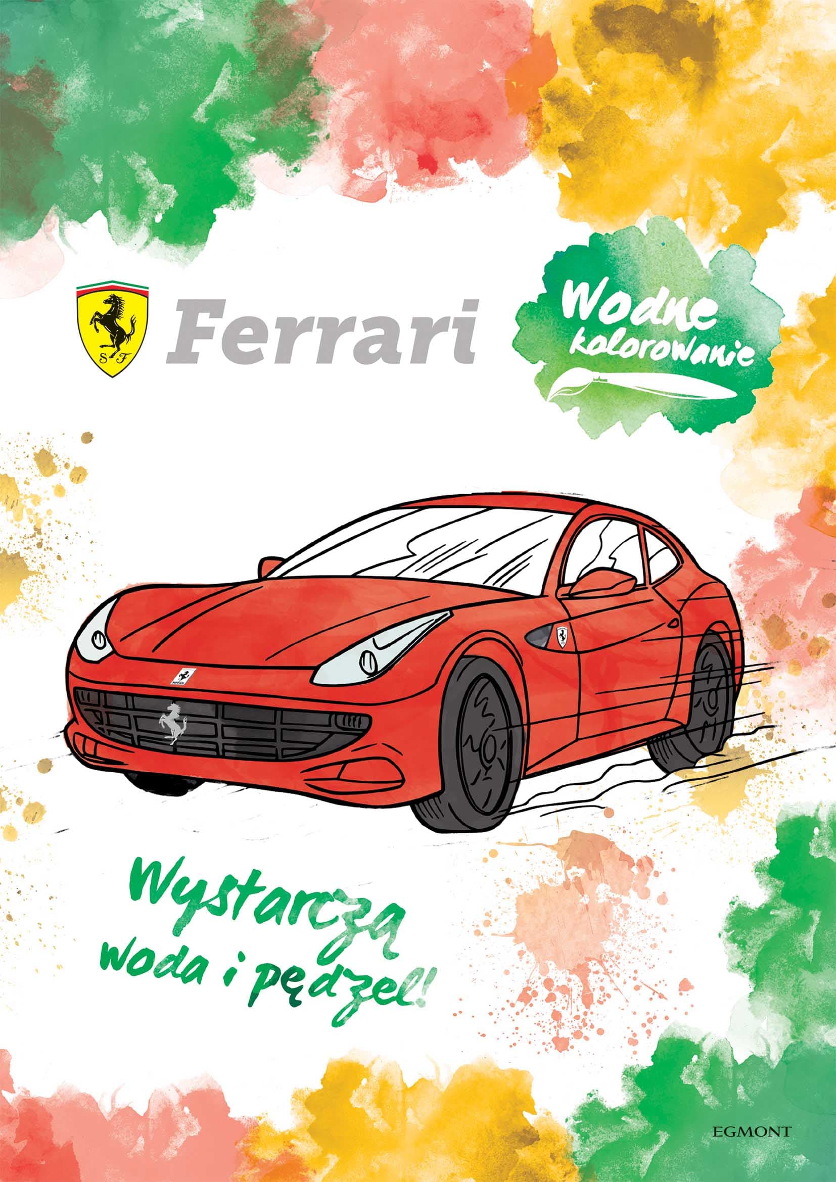 Zdjęcie produktu Ferrari. Wodne kolorowanie